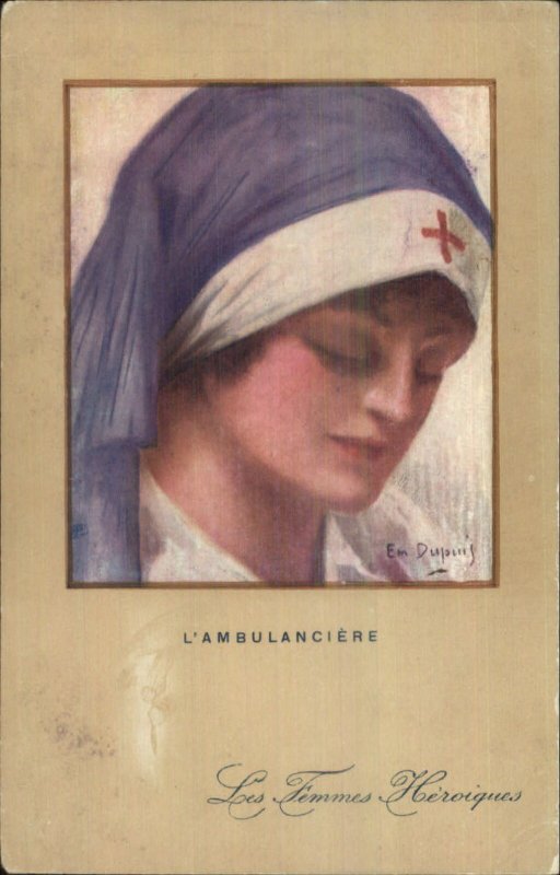 Dupuis - Red Cross Nurse L'Ambulanciere Heroic Women Femmes Heroiques