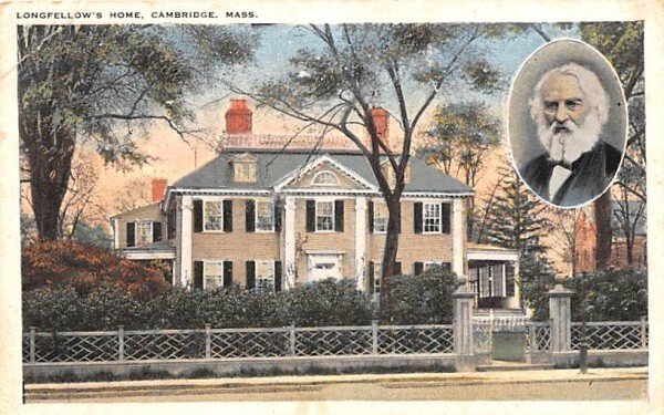 Longfellow's Home in Cambridge, Massachusetts