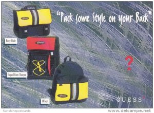 Advertising Guess Back Packs