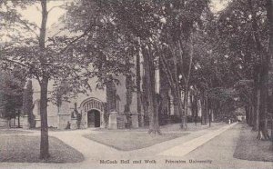 New Jersey Princeton Mccosh Hall And Walk Princeton Univers Albertype