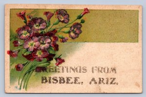 J92/ Bisbee Arizona Postcard c1910 Glitter Greetings from Bisbee 4