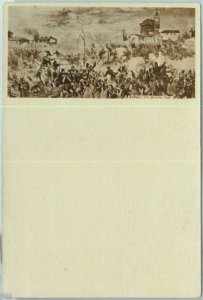 90881 - vintage postcard - regimental novara - battle of the bicocca 1899-