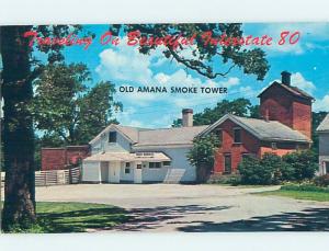 Unused Pre-1980 SMOKE TOWER AT MEAT MARKET SHOP Homestead Iowa IA hn2780