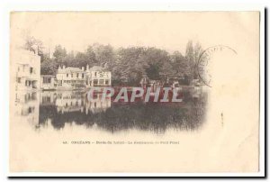Orleans Postcard Old Bords du Loiret restaurant Paul Foret (precursor map)