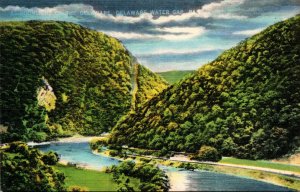 Pennsylvania Delaware Water Gap Evening View