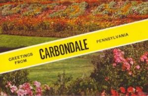 GREETINGS FROM CARBONDALE, PA