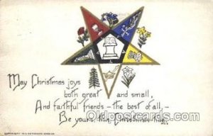 Christmas 1913 light corner wear, light postal marking on left front, postal ...