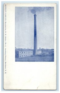 c1900s Amoskeag Chimney Manchester New Hampshire NH PMC Antique Postcard