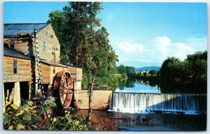 Postcard - The Pigeon River Water Mill At Pigeon Forge, Tennessee