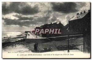 Old Postcard Luc Sur Mer La Cale and La Digue Clair de IWhen