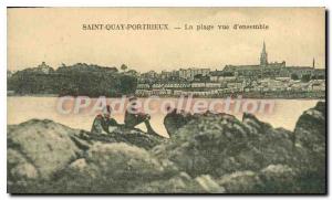 Old Postcard SAINT-QUAY-PORTRIEUX overview Beach