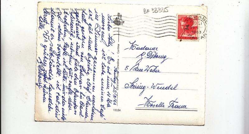 BF33335 verso la mendola a merano italy   front/back image