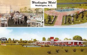 Washington North Carolina Motel Multiview Antique Postcard K34330