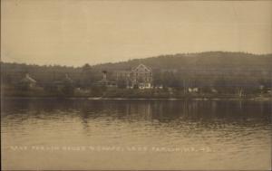 Lake Parlin ME House & Camps c1910 Real Photo Postcard spg 