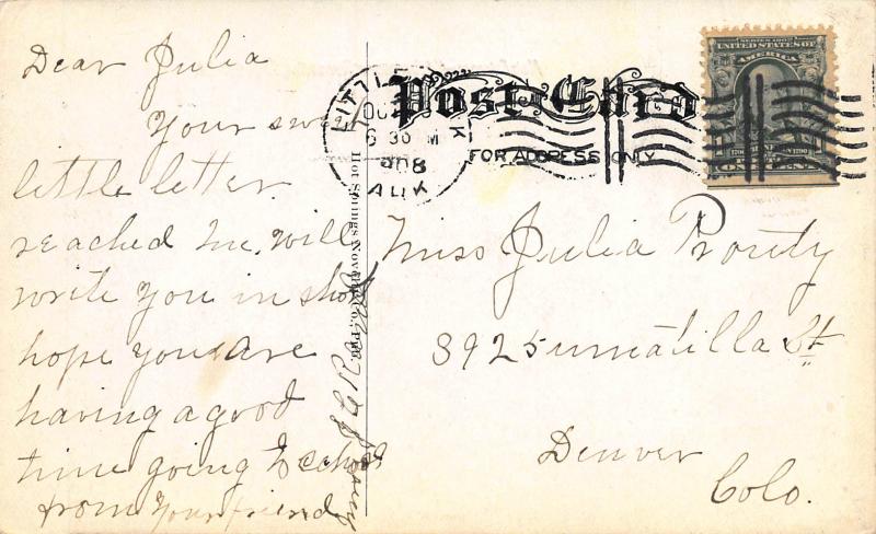 Entrance, U.S. Government Reservation, Hot Springs, Ark., Early Postcard, Used