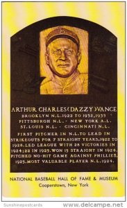 Arthur Charles Vance National Baseball Hall Of Fame & Museum  Cooperstown...