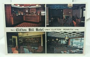 Vintage Multiview Postcard Clifton Hill Hotel Penrith Cumberland Posted 1973