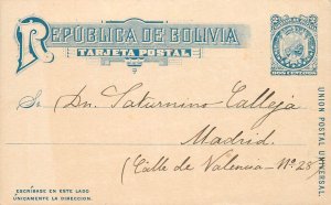 Bolivia 1907 Dos Centavos postal card