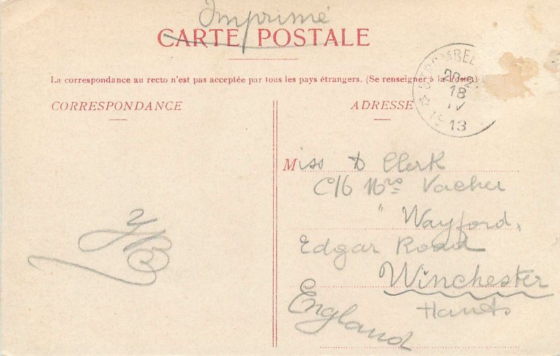 Postcard Belgium Strombeck Drij Likkel Le Maalbeek forest watermill