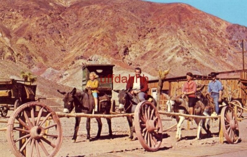 THE BURRO RIDE OF CALICO GHOST TOWN BARSTOW, CA photo by Louis & Virginia Kay