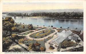 Bird's Eye View of Palm House and Gardens Wilkes-Barre, Pennsylvania PA s 