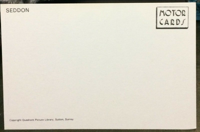 Postcard Transport Vehicle Seddon - unposted