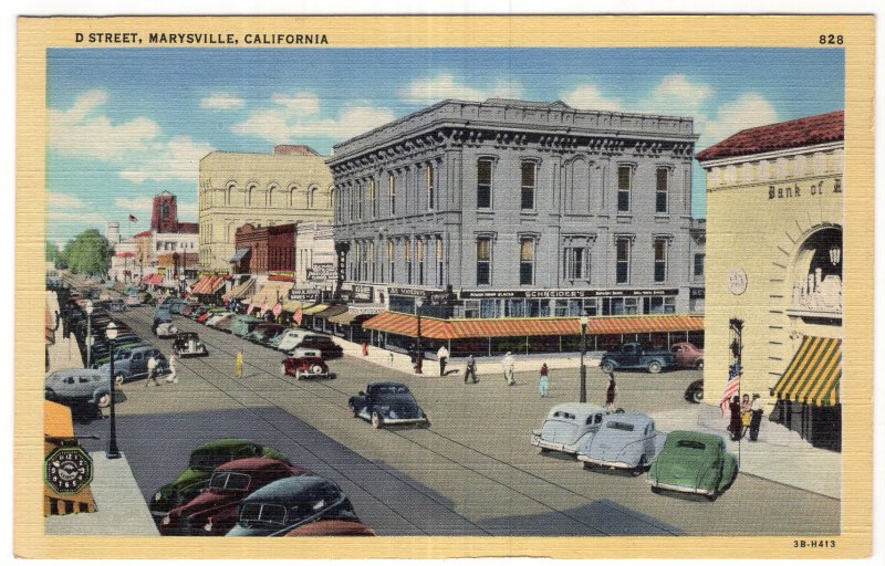 Marysville, California, D Street