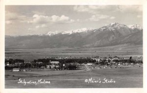 St Ignatius Montana Birds Eye View Real Photo Vintage Postcard AA35390