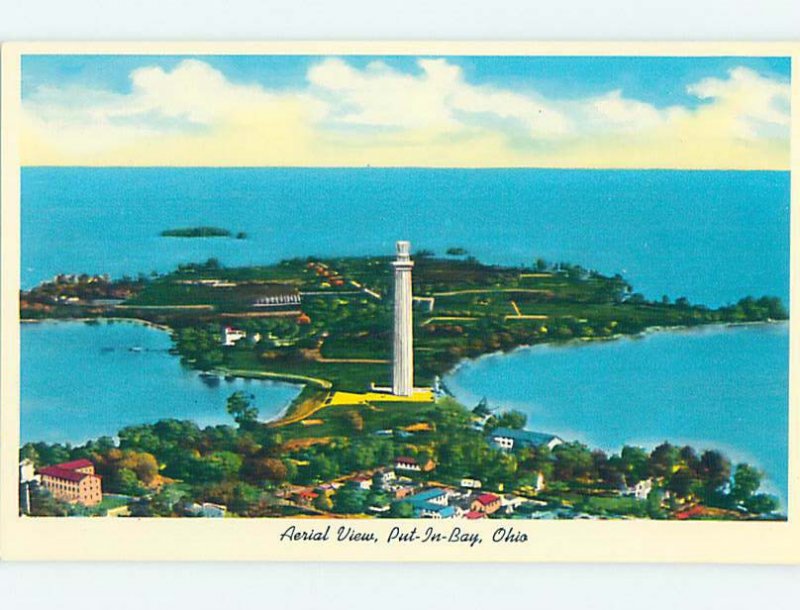 Pre-1980 AERIAL VIEW Put-In-Bay On South Bass Island - Near Sandusky OH AC9528