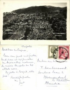 greece, TRIPOLI Τρίπολη, Partial View (1957) RPPC Postcard