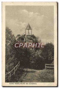 Postcard Old Ruin Wegelnburg Schonau bei