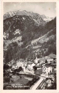 US28 postcard Switzerland Finhaut St. Moritz Bel Oiseau castle 1957
