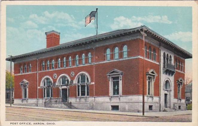 Ohio Akron Post Office Curteich