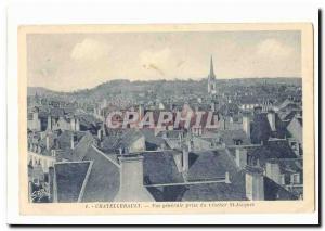 Chatellerault Old Postcard General view taken from the steeple St Jacques