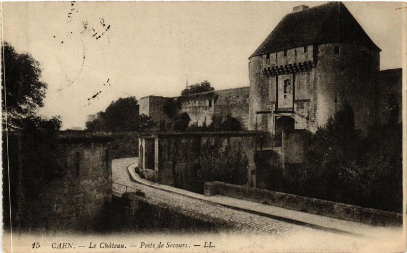 CPA CAEN - Le Chateau - PoSte-de Secours (515755)