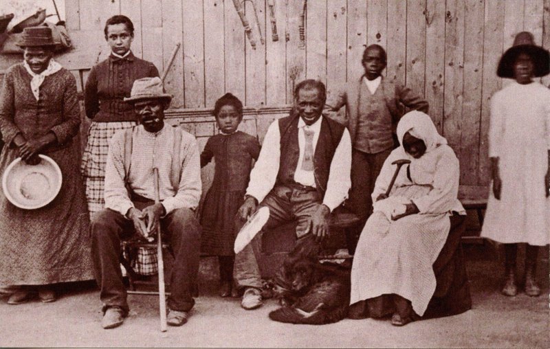 Harriet Tubman with Slaves lead to Freedom, Underground Railroad