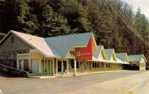 GATLINBURG, TN Tennessee  SMOKIES RESTAURANT  Roadside  c1960's Chrome Postcard