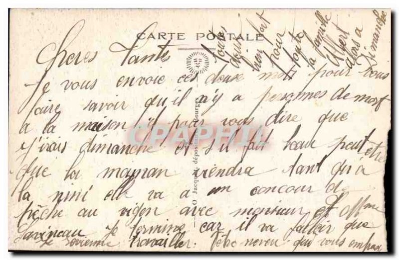 Old Postcard Bourges Palais Jacques Coeur Facade Sud