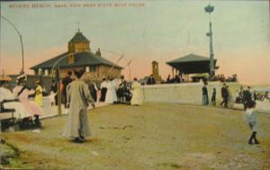 Revere Beach MA Bath House c1910 Postcard