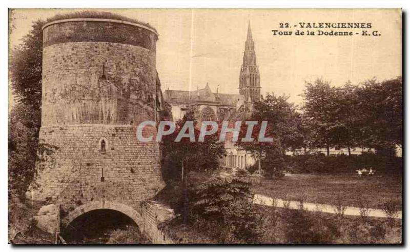 Old Postcard Valenciennes Tower Dodenne