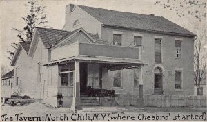 J82/ North Chili New York Postcard c1910 The Tavern Chesbro Started 17