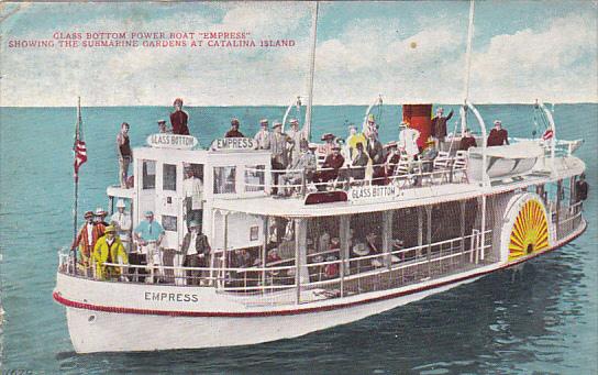 California Santa Catalina Island Glass Bottom Boat Empress