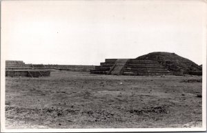 Mexico Teotihuacan Pyramids Vintage RPPC C133