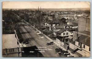 LeMars IA~Shakespeare CBeth* Poster~Clothesline~Outhouse~Horse & Buggy~RPPC 1908 