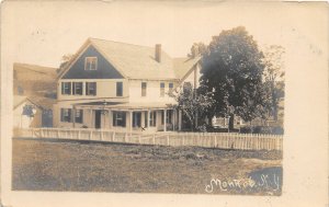 H17/ Monroe New York RPPC Postcard c1910 Home Residence Mansion