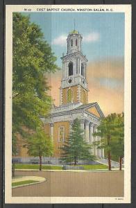 North Carolina, Winston-Salem - First Baptist Church - [NC-012]