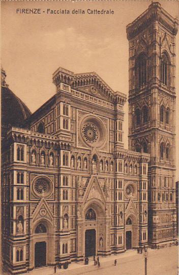 Italy Firenze Florence Facciata della Cattedrale