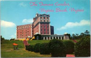 postcard - VA - Virginia Beach - Cavalier Hotel  - exterior view