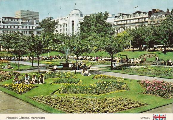 England Manchester Piccadilly Gardens