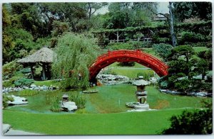 M-103479 Henry E Huntington Library & Art Gallery CA Bridge Oriental Garden